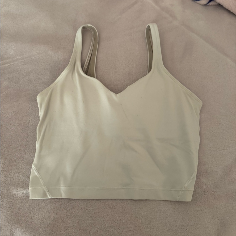 WHITE ALIGN TANK TOP